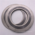 Qualitätssicherung Graphit Spiralwunddichtung mit innerem Ring und äußerer maßgeschneiderter heißer Verkauf 150 SS316 Spiralwunddichtung